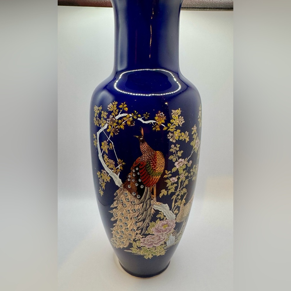 Yamato Japanese Vintage Porcelain Cobalt Blue.
